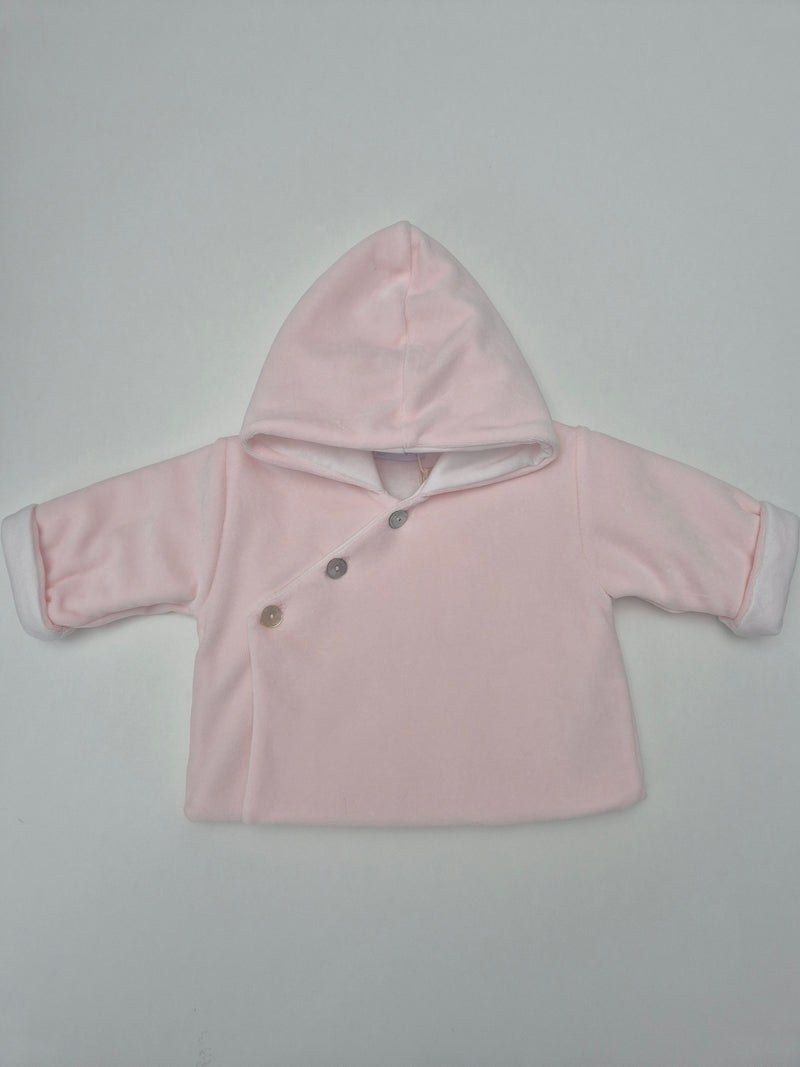 Cappottino neonata con cappuccio