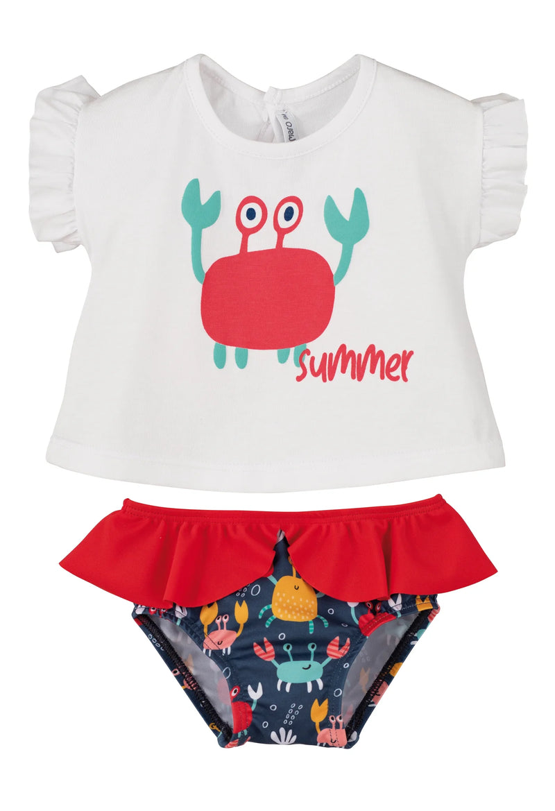 Set t-shirt + costume slip granchietto