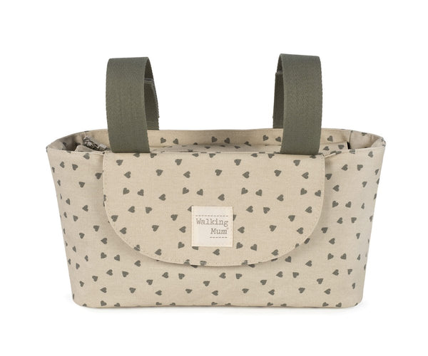 Borsa organizer poppy cuori muschio