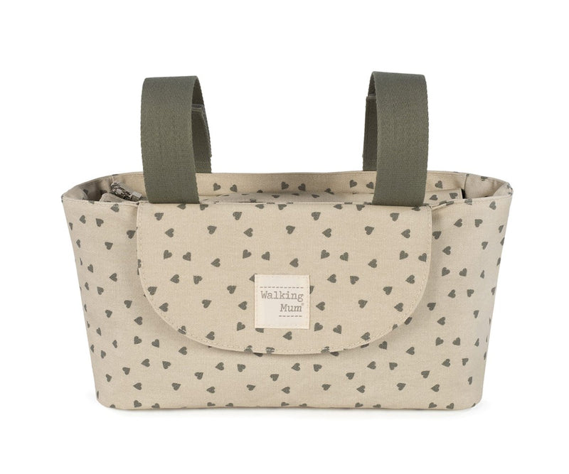 Borsa organizer poppy cuori muschio