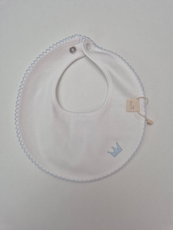 Bavetta in cotone coroncina