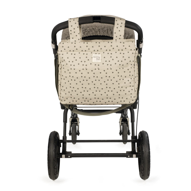 Borsa fasciatoio poppy cuori muschio