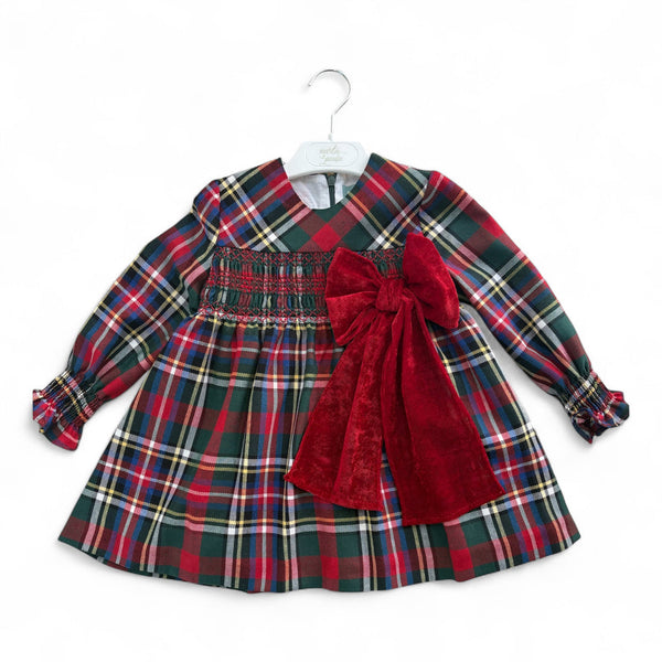 Abito punto smock natalizio Marilyn