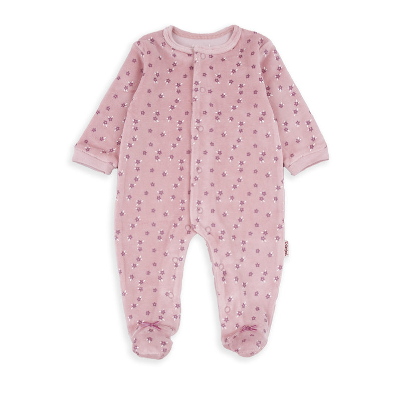 Tutina in ciniglia fiorellini