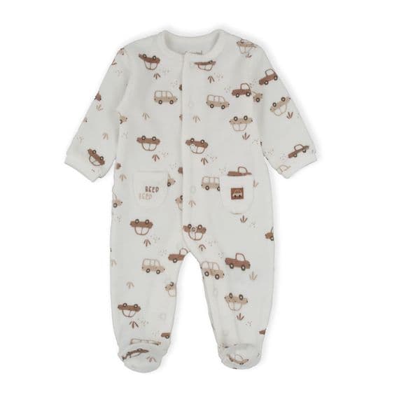 Tutina in ciniglia macchinine