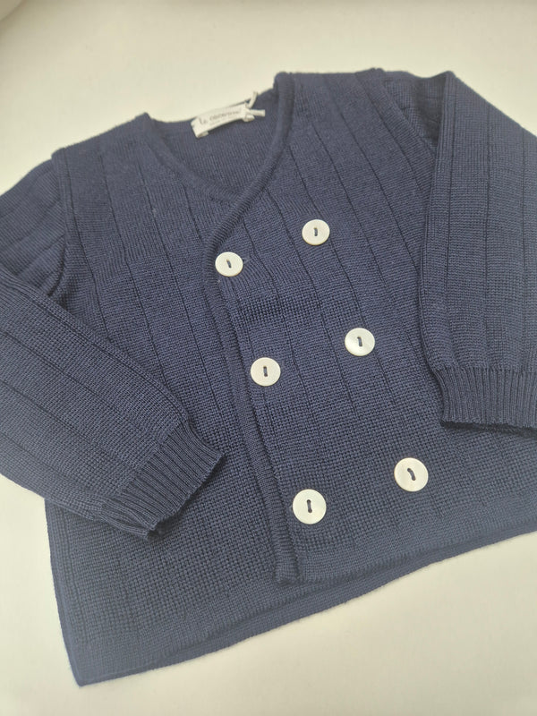 Cardigan doppiopetto in lana