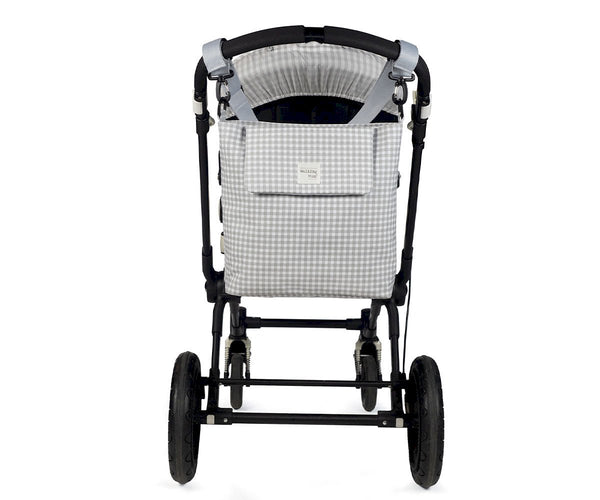 Borsa fasciatoio walking mum grigia