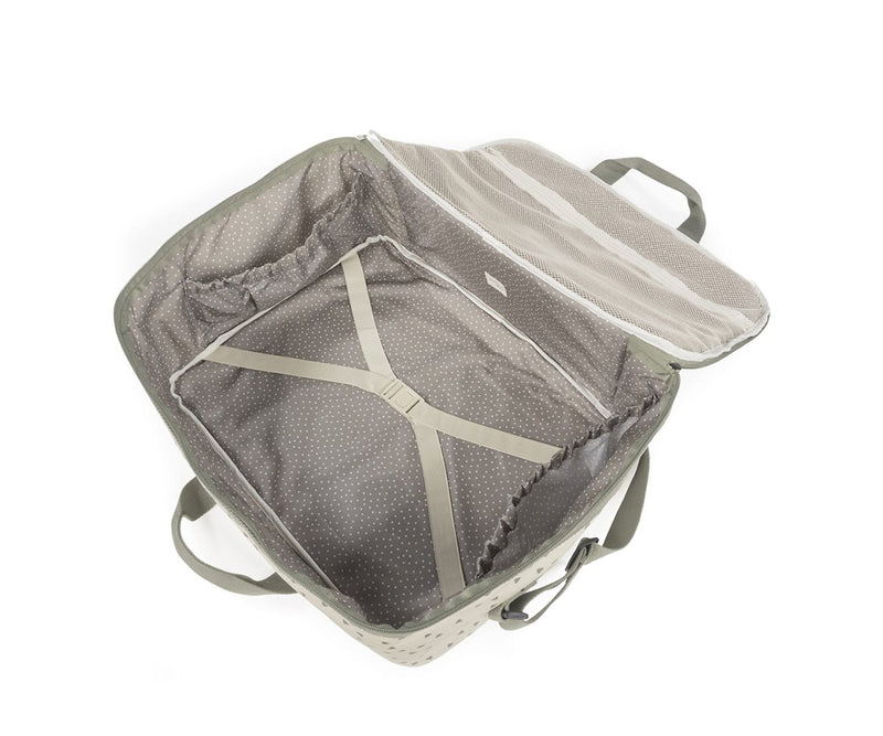 Valigia poppy cuori muschio