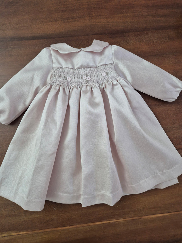 Abito elegante battesimale punto smock
