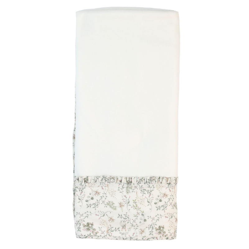 Coperta in ciniglia a fiori