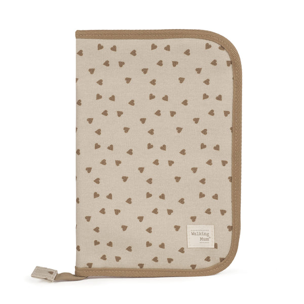 Porta-documenti poppy cuori cannella