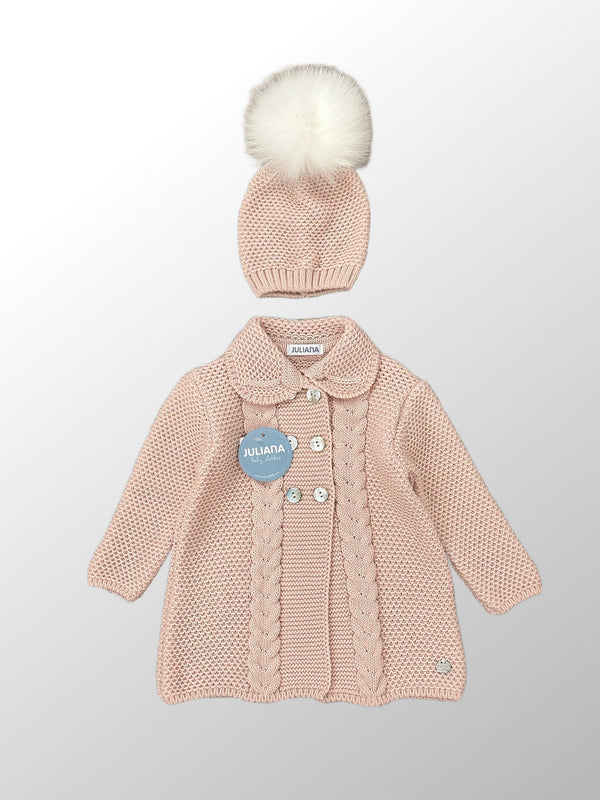 Cappottino e cappello pom pon