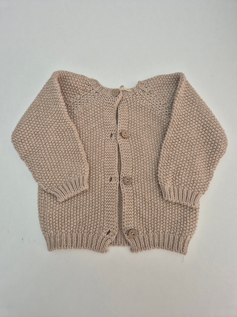 Cardigan in cotone organico