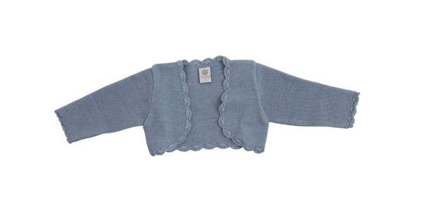 Cardigan corto in lana