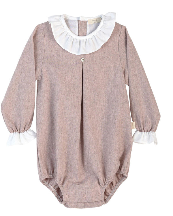 Pagliaccetto con collo rouche