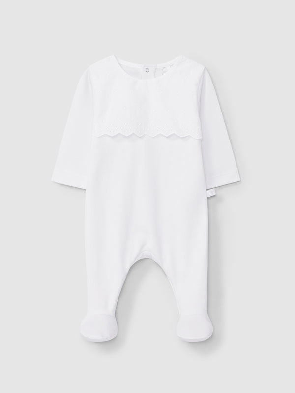 Tutina in cotone con piedini