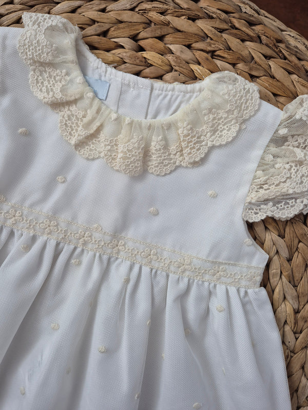 Abito battesimale con culotte