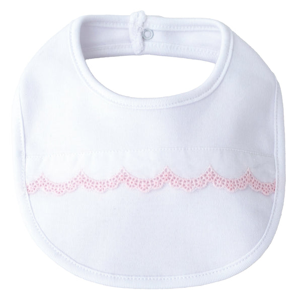 Bavetta in cotone con pizzo