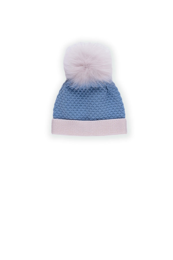 Tutina in pura lana mongolfiera con cappellino e babbucce