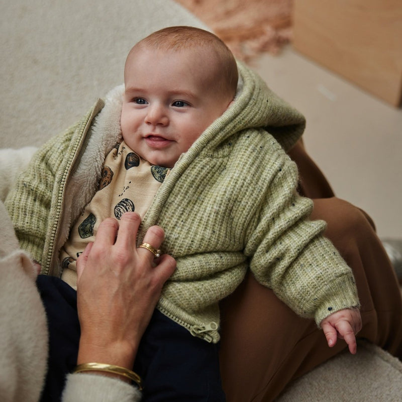 Cardigan con cappuccio