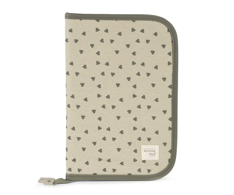 Porta-documenti poppy cuori muschio