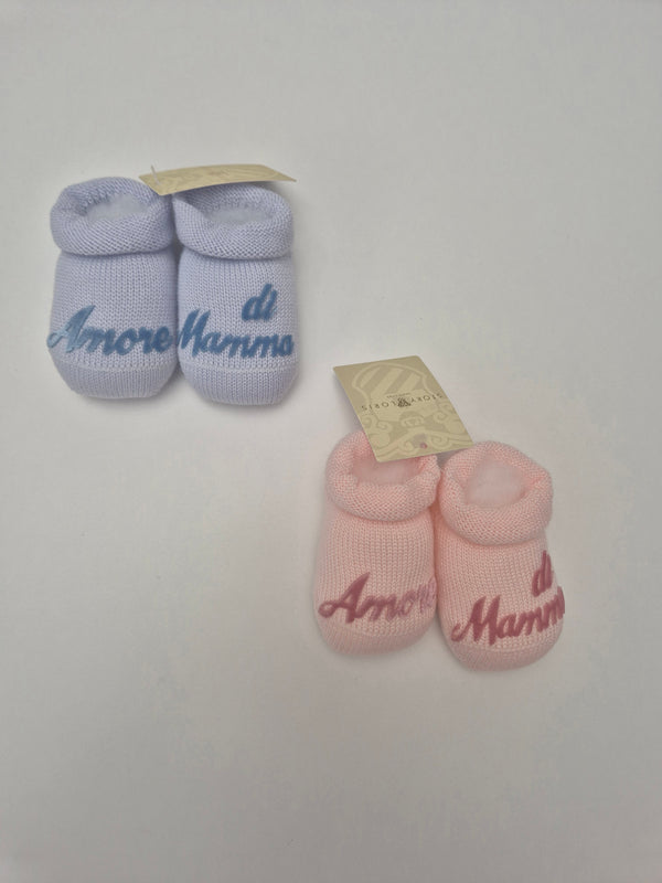 Babbucce in pura lana Amore di Mamma vari colori