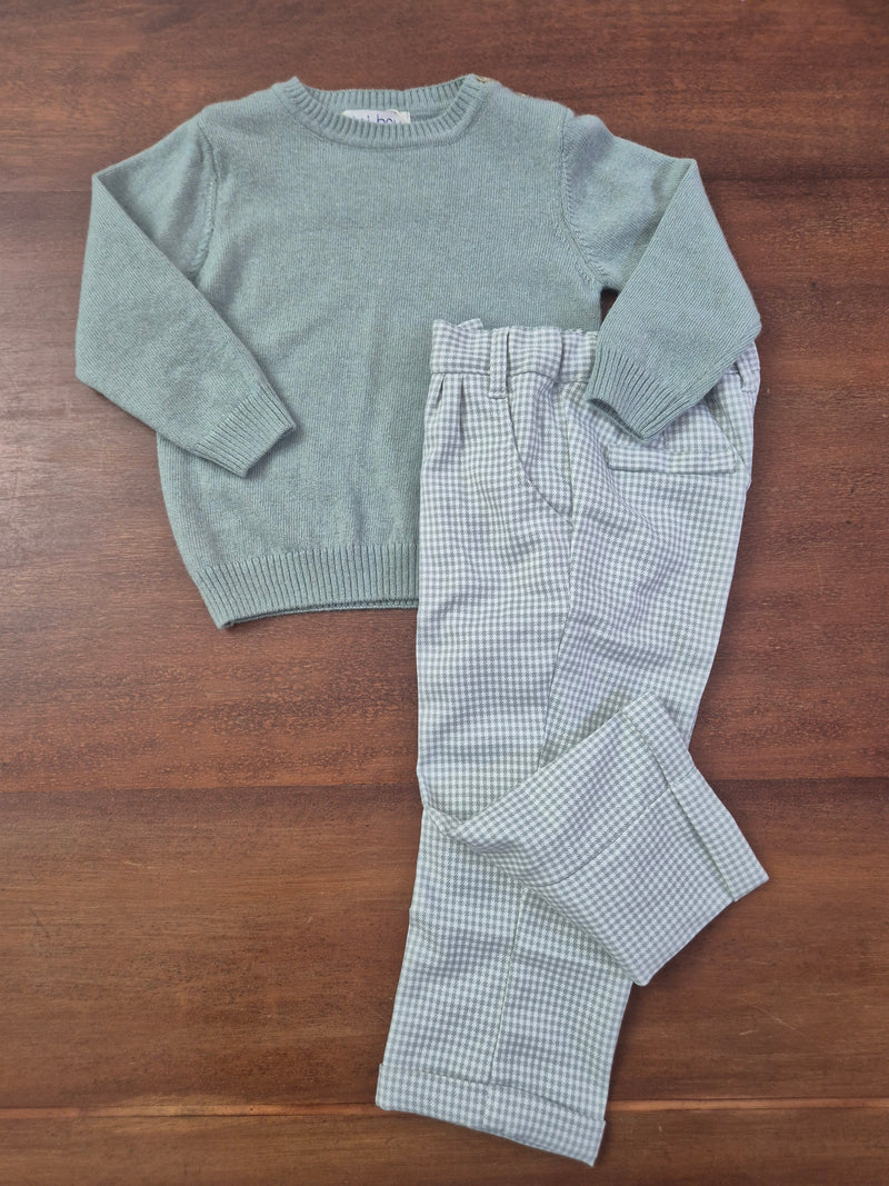 Completo bimbo pullover e pantalone