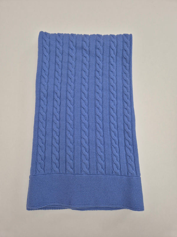 Coperta in pura lana treccia