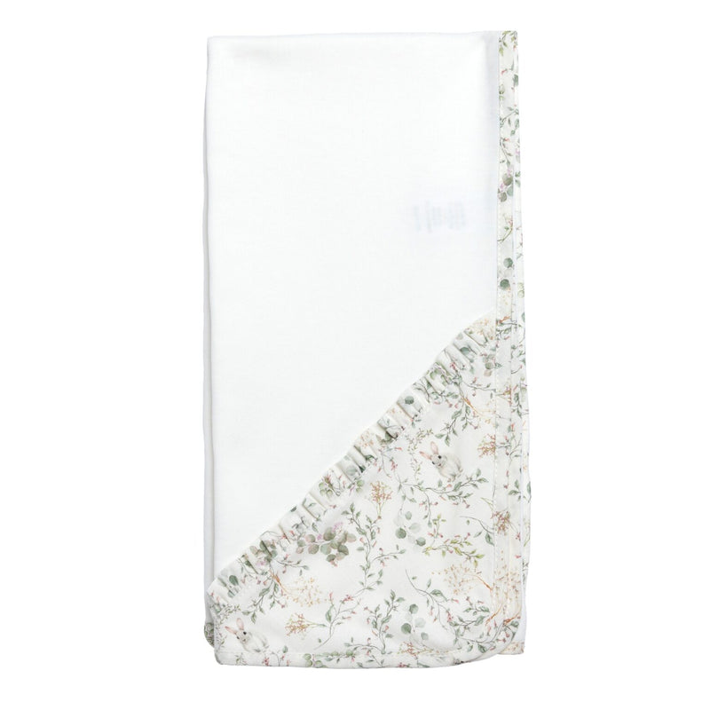 Mussola in cotone fiori