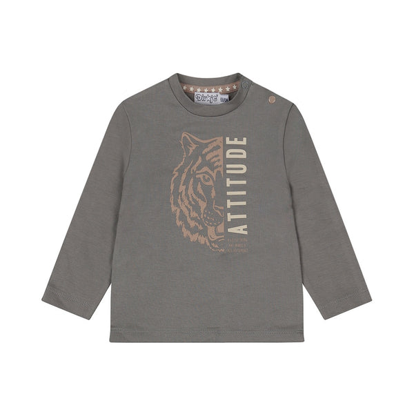 T-shirt bimbo cotone tigre