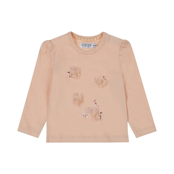 T-shirt a fiori in cotone