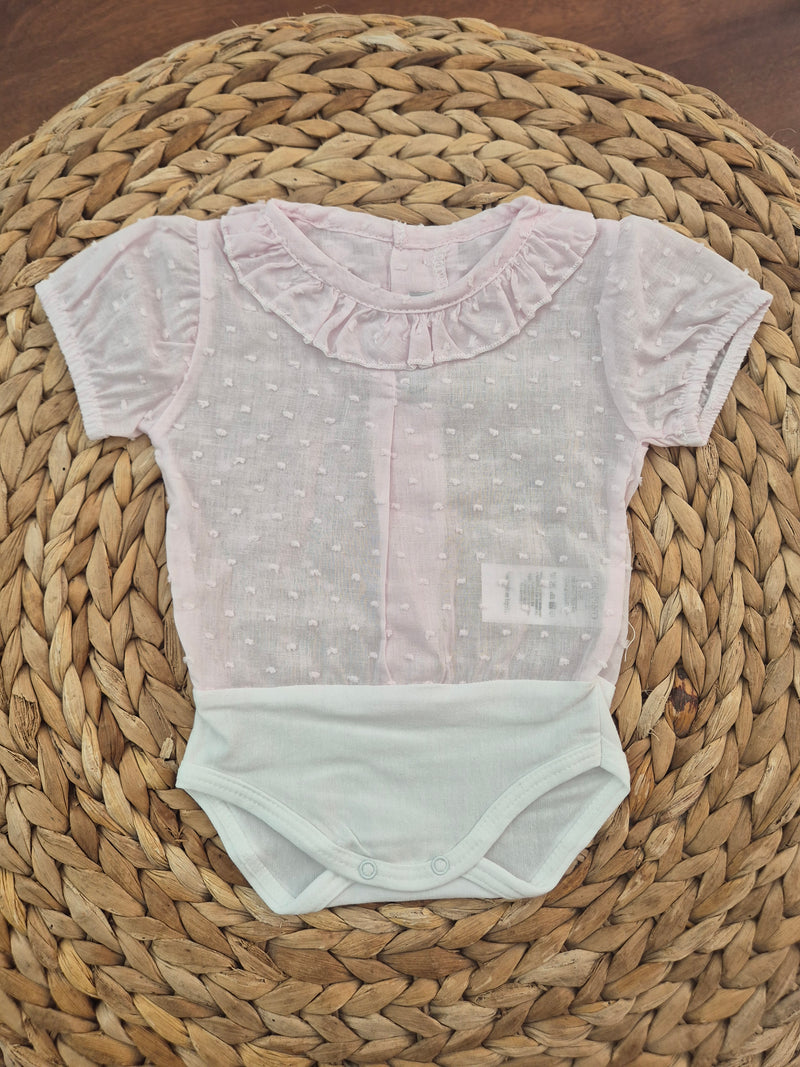 Body camicia plumetis