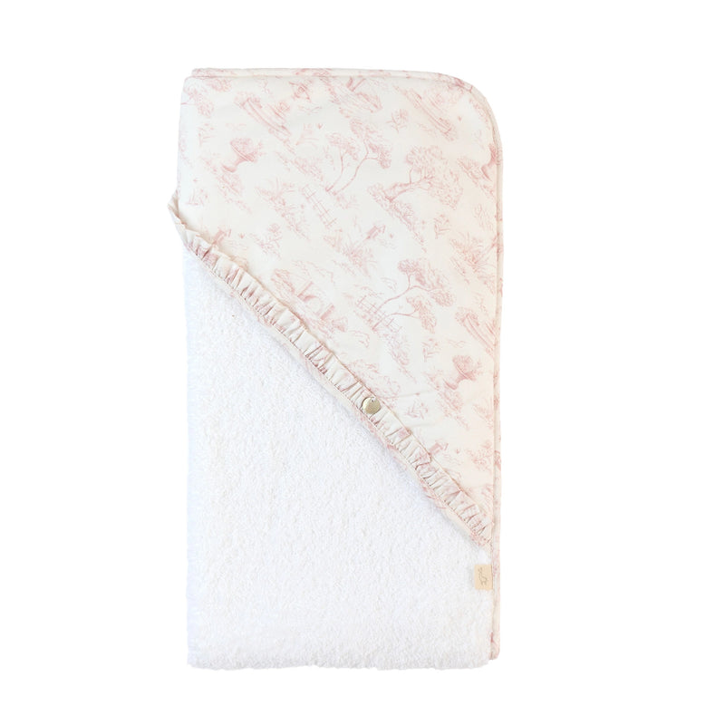 Triangolo in spugna con cappuccio a fantasia