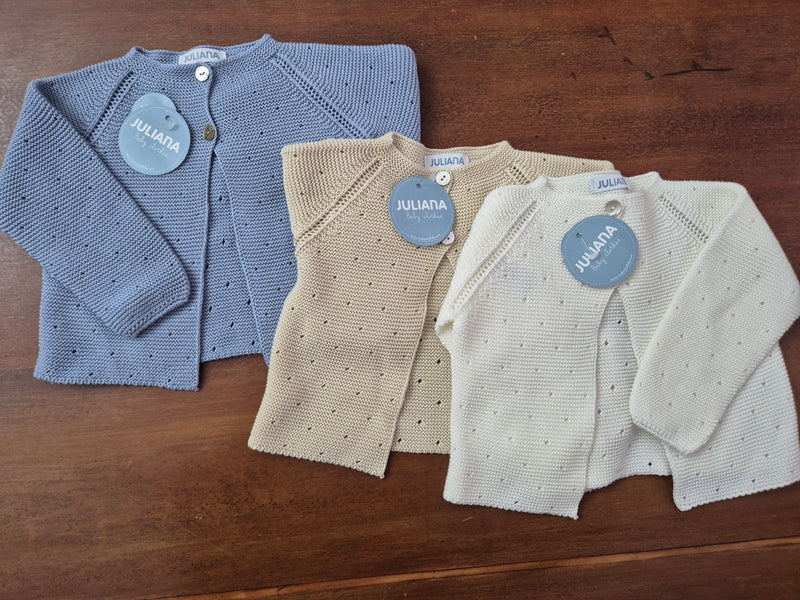 Cardigan traforato vari colori