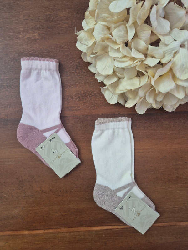 Calza alta cotone ballerina