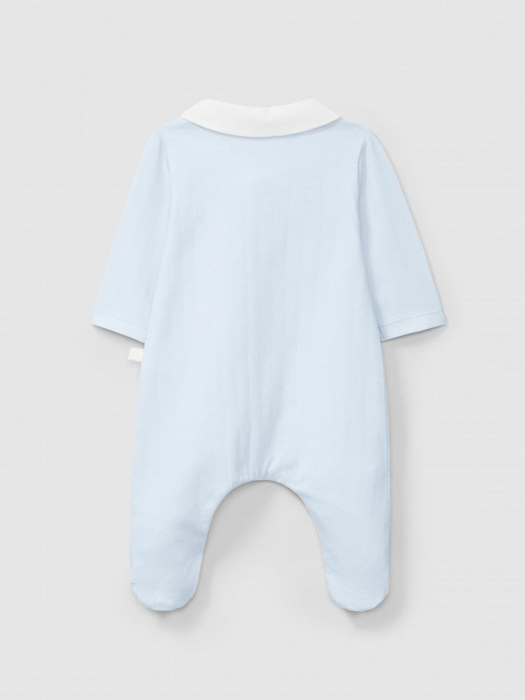Tutina in cotone con piedini