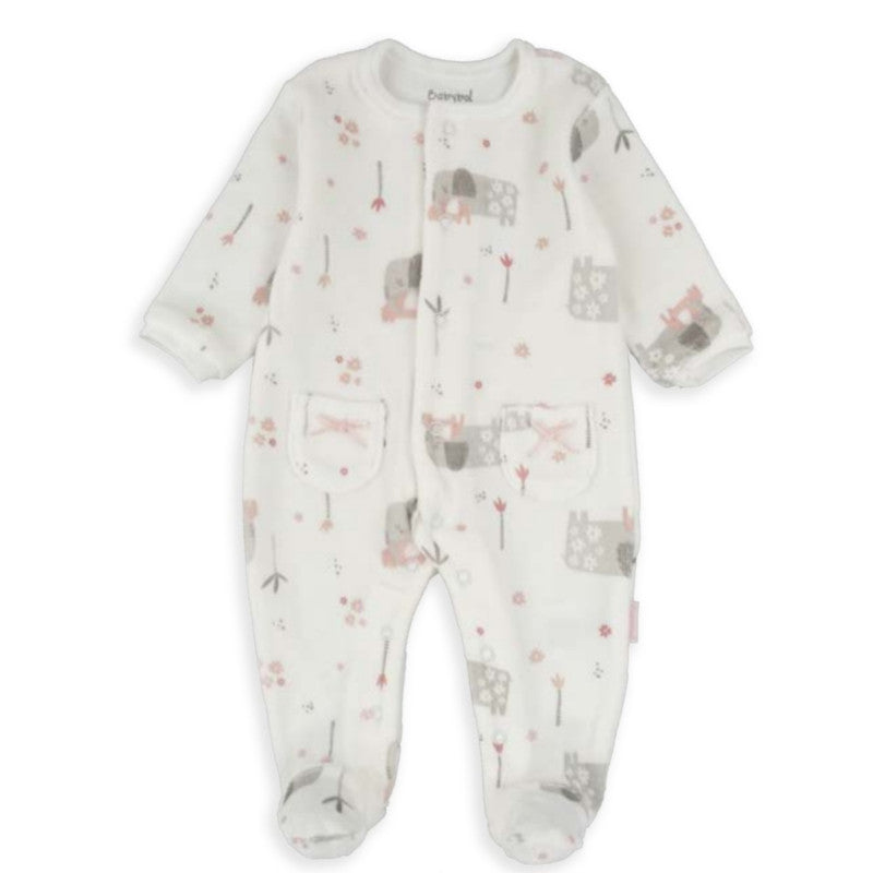 Tutina in ciniglia elefante