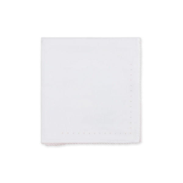 Quadrato mussola in cotone pois rosa