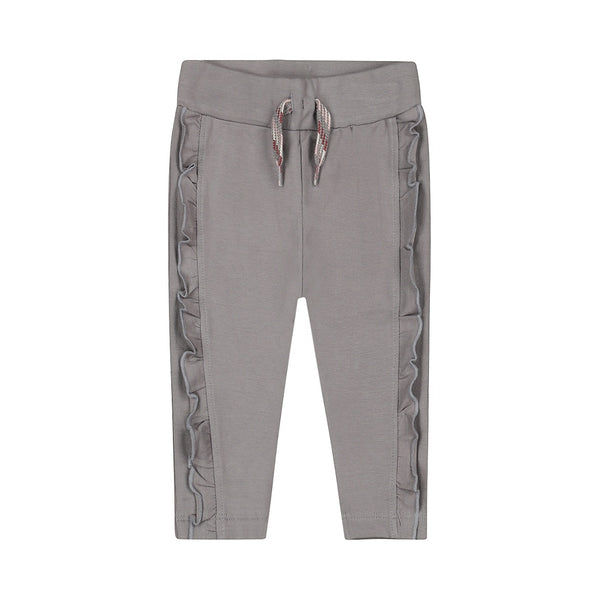 Pantalone tuta con volant