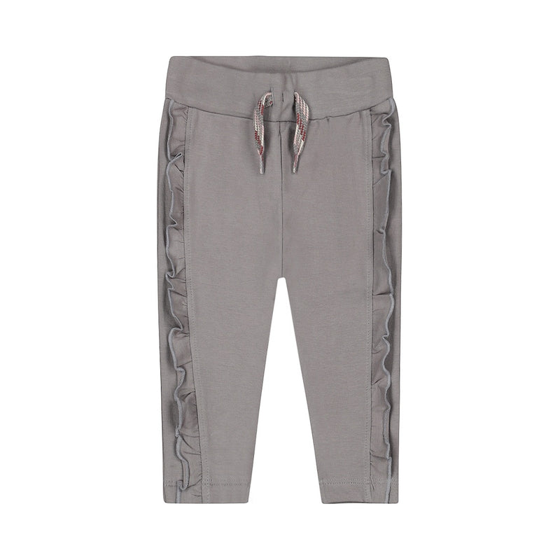 Pantalone tuta con volant