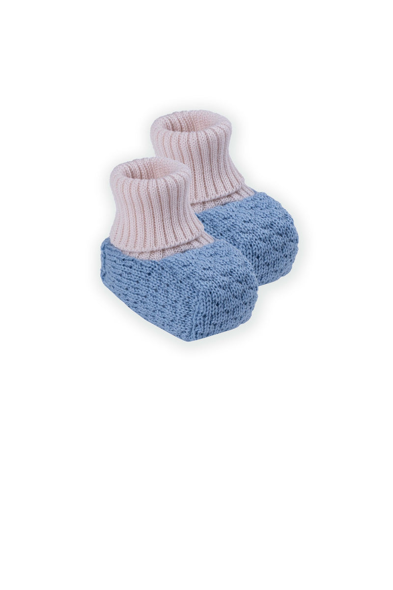 Tutina in pura lana mongolfiera con cappellino e babbucce
