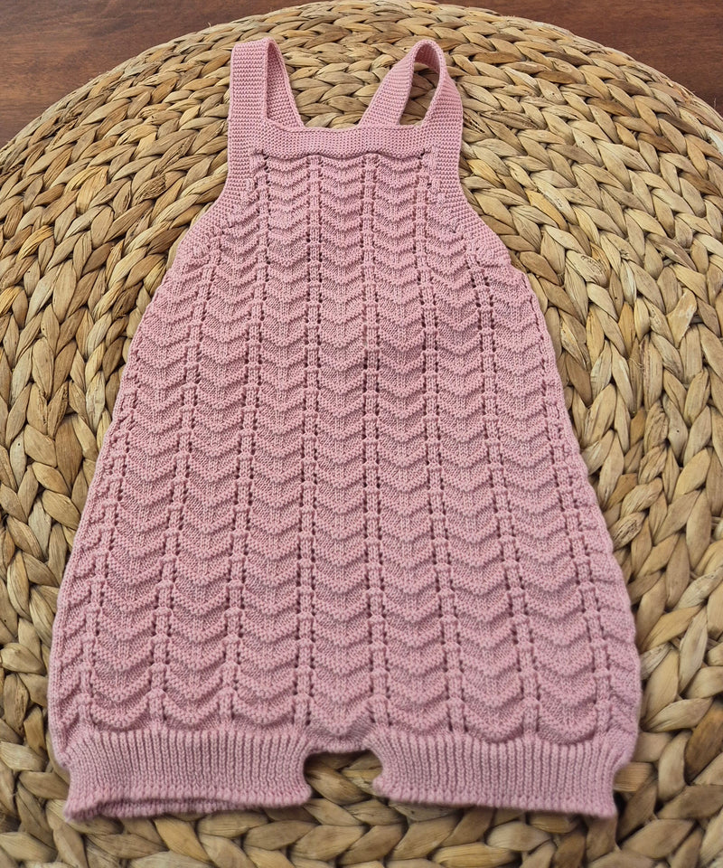 Salopette traforata in cotone vari colori