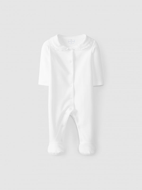 Tutina in cotone con piedini