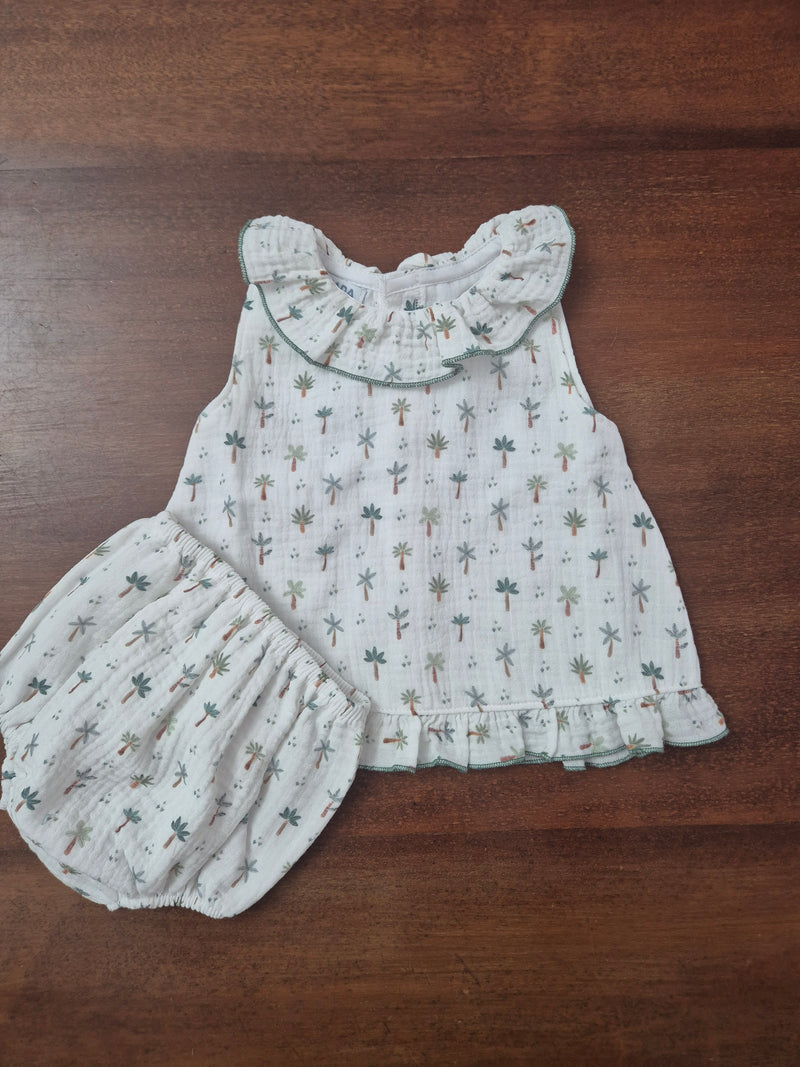 Completo con culotte bimba in cotone