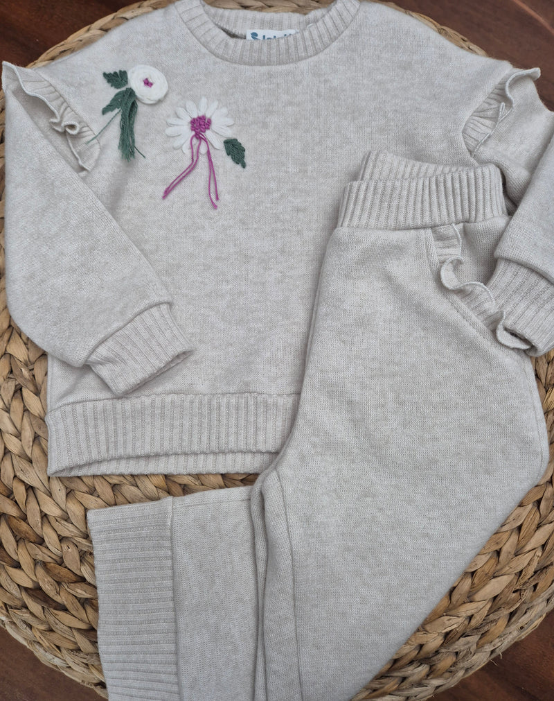 Completo bimba in maglia