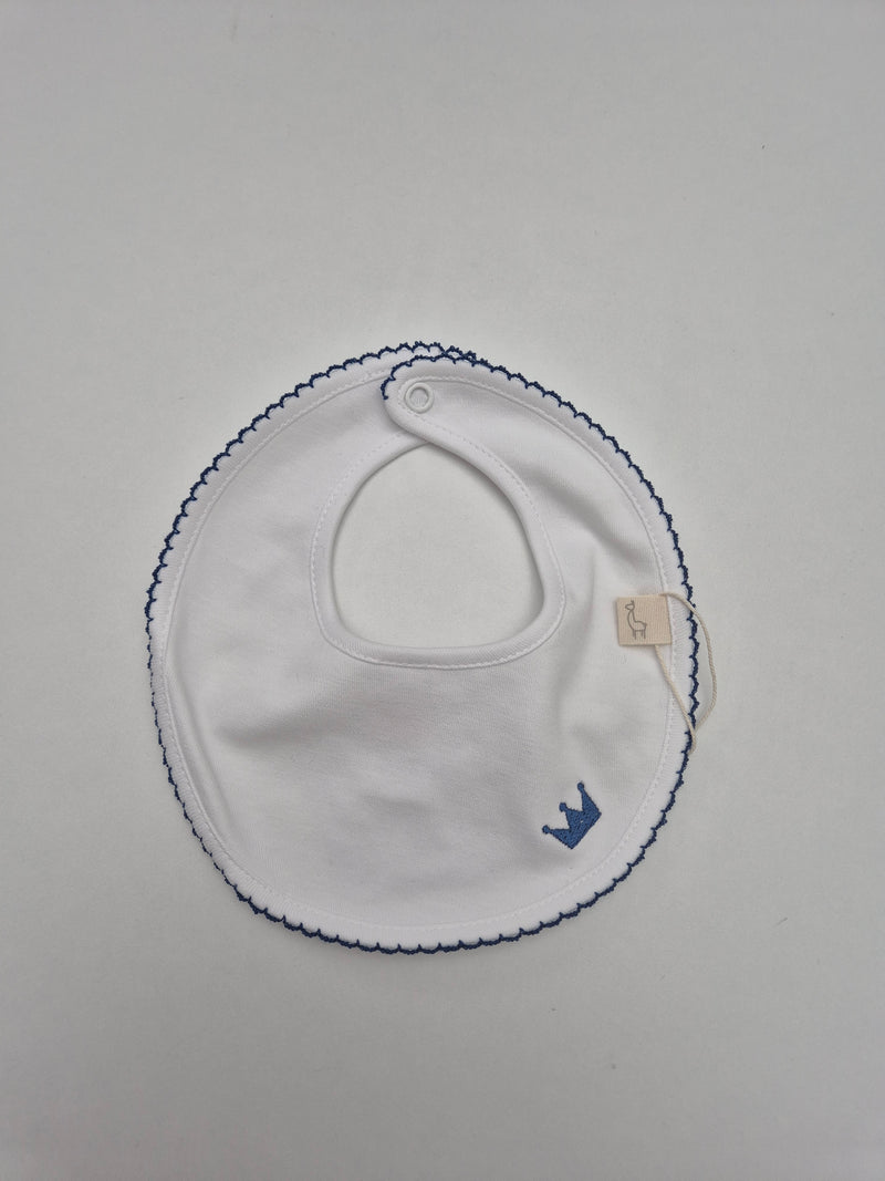 Bavetta in cotone coroncina