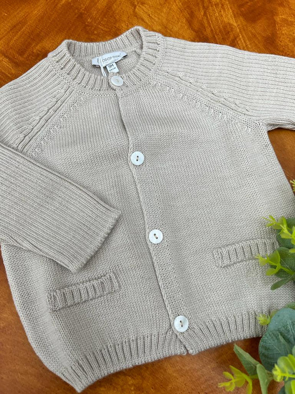 Cardigan in pura lana