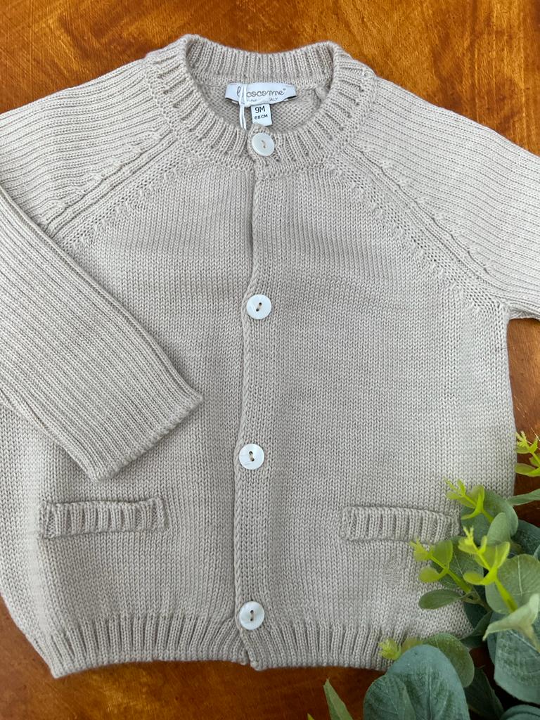 Cardigan in pura lana