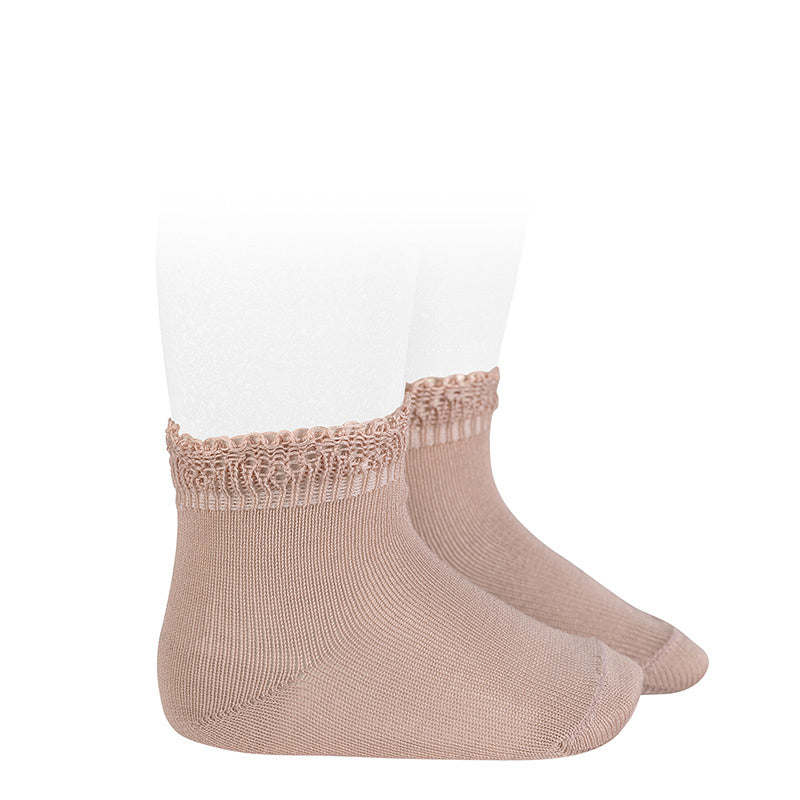 Calza corta con merletto vari colori